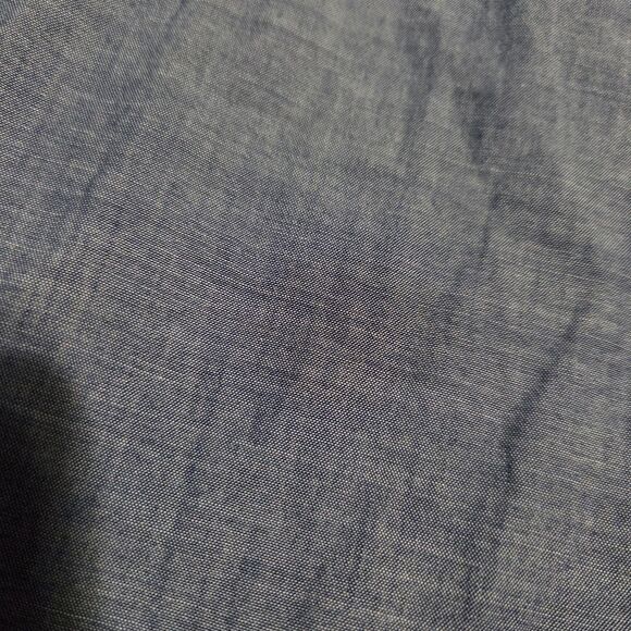 J.Crew Shirt Mens Large Blue Chambray Casual Work Pocket Button Down - Picture 4 of 8